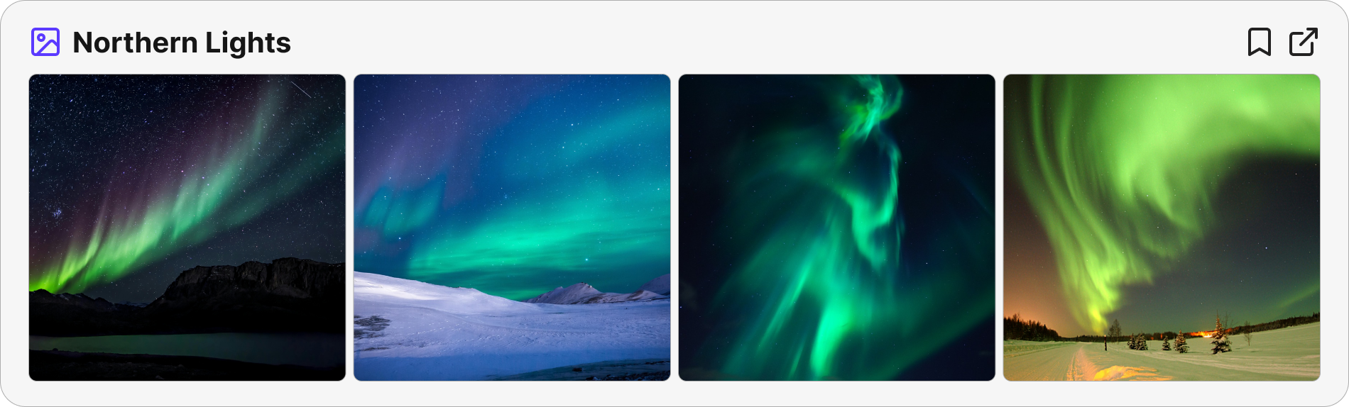PodMod Images Interface - Visual content suggestions